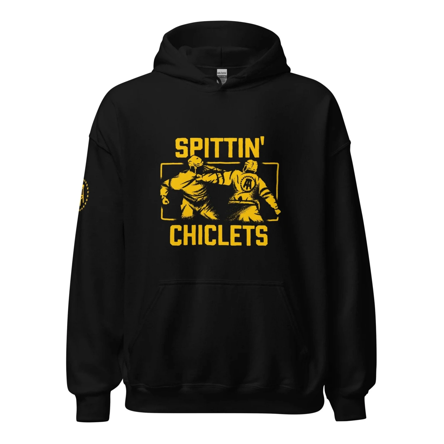 Spittin' Chiclets Fighter Mens Hoody 1 Spittin' Chiclets Fighter Mens Hoody