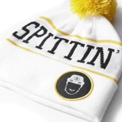 Spittin' Chiclets Pom Script Toque 5 Spittin' Chiclets Pom Script Toque -Hockey Discount Store bar stool sports hats spittin chiclets pom script toque osfm 30340405526594