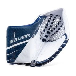 Bauer Supreme UltraSonic Senior Goalie Catcher -Hockey Discount Store bauer catchers bauer supreme ultrasonic senior goalie catcher white blue regular 28743622000706