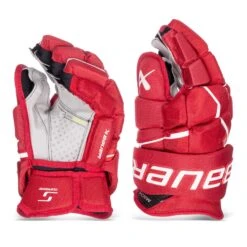 Bauer Supreme Mach Intermediate Hockey Gloves 19 Bauer Supreme Mach Intermediate Hockey Gloves -Hockey Discount Store bauer gloves bauer supreme mach intermediate hockey gloves red 12 30597298028610