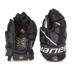 Bauer Vapor 2X Junior Hockey Gloves -Hockey Discount Store bauer gloves bauer vapor 2x junior hockey gloves black white 10 28743795277890