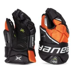 Bauer Vapor 2X Pro Senior Hockey Gloves -Hockey Discount Store bauer gloves bauer vapor 2x pro senior hockey gloves black orange 13 28743796523074