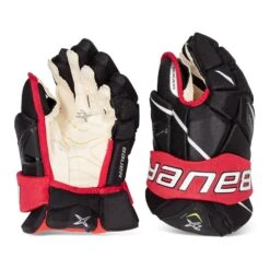 Bauer Vapor 2X Senior Hockey Gloves -Hockey Discount Store bauer gloves bauer vapor 2x senior hockey gloves black red 13 28743795736642