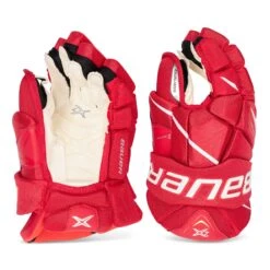 Bauer Vapor 2X Senior Hockey Gloves -Hockey Discount Store bauer gloves bauer vapor 2x senior hockey gloves red 13 28743795802178