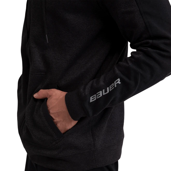 Bauer Premium Fleece Full-Zip Mens Hoodie 4 Bauer Premium Fleece Full-Zip Mens Hoodie - Image 4