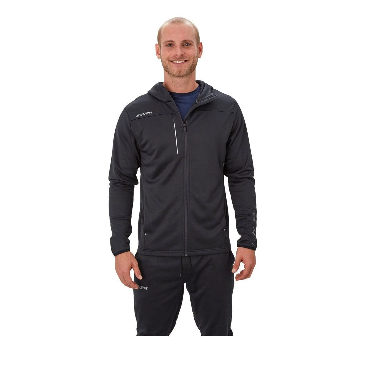 Bauer Vapor Fleece Zip Senior Hoodie 1 Bauer Vapor Fleece Zip Senior Hoodie