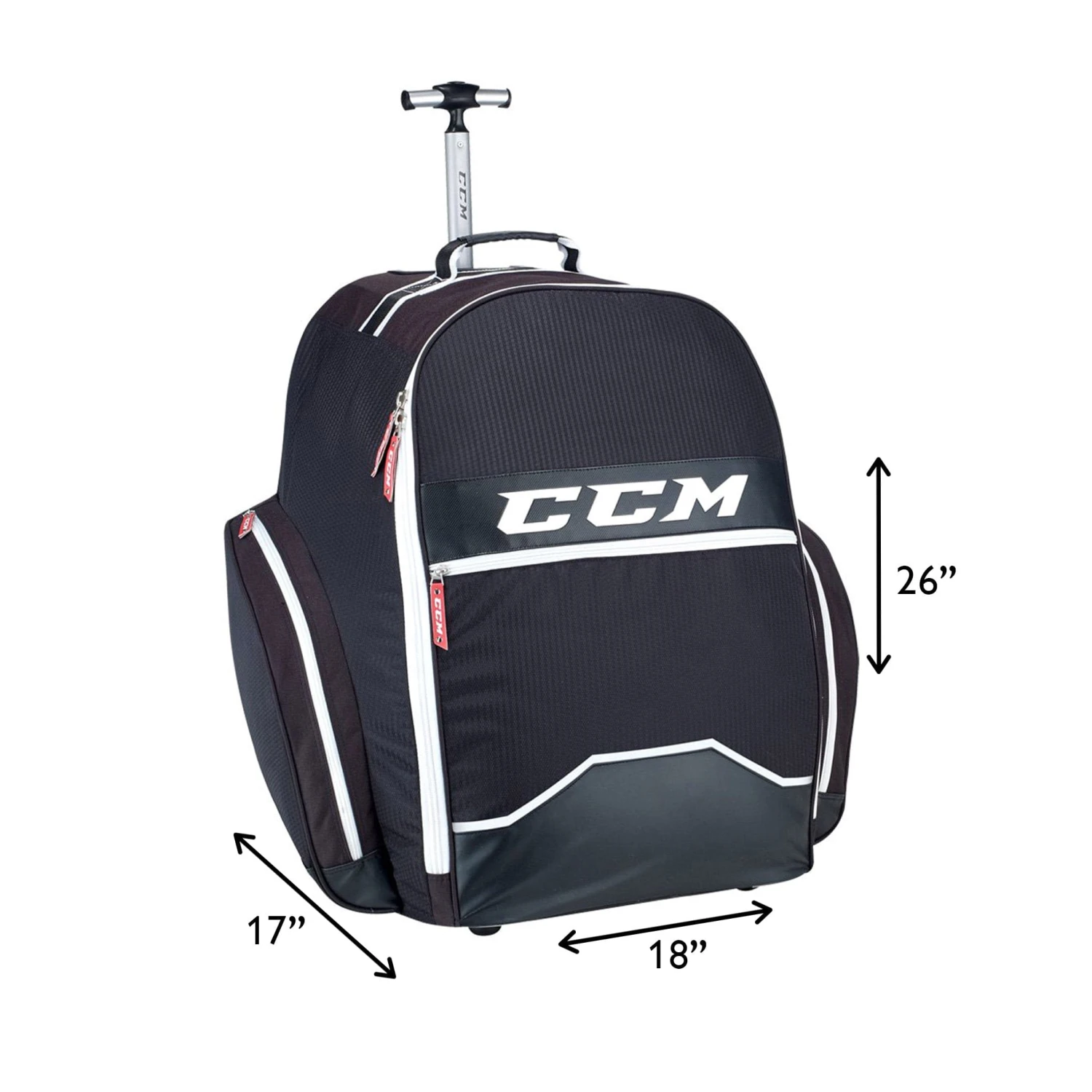 CCM 390 Backpack Senior Wheel Hockey Bag 3 CCM 390 Backpack Senior Wheel Hockey Bag - Image 3
