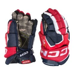 CCM Tacks AS-V Pro Senior Hockey Gloves -Hockey Discount Store ccm gloves ccm tacks as v pro senior hockey gloves navy red white 13 29355716444226