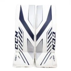 CCM Axis A1.9 Senior Goalie Leg Pads -Hockey Discount Store ccm leg pads ccm axis a1 9 senior goalie leg pads white white navy silver 33 1 29252848287810