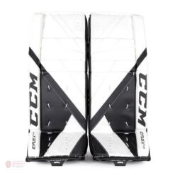 CCM Extreme Flex E5.5 Junior Goalie Leg Pads - Source Exclusive 31 CCM Extreme Flex E5.5 Junior Goalie Leg Pads - Source Exclusive -Hockey Discount Store ccm leg pads ccm extreme flex e5 5 junior goalie leg pads source exclusive white white black black 26 1 28744299184194