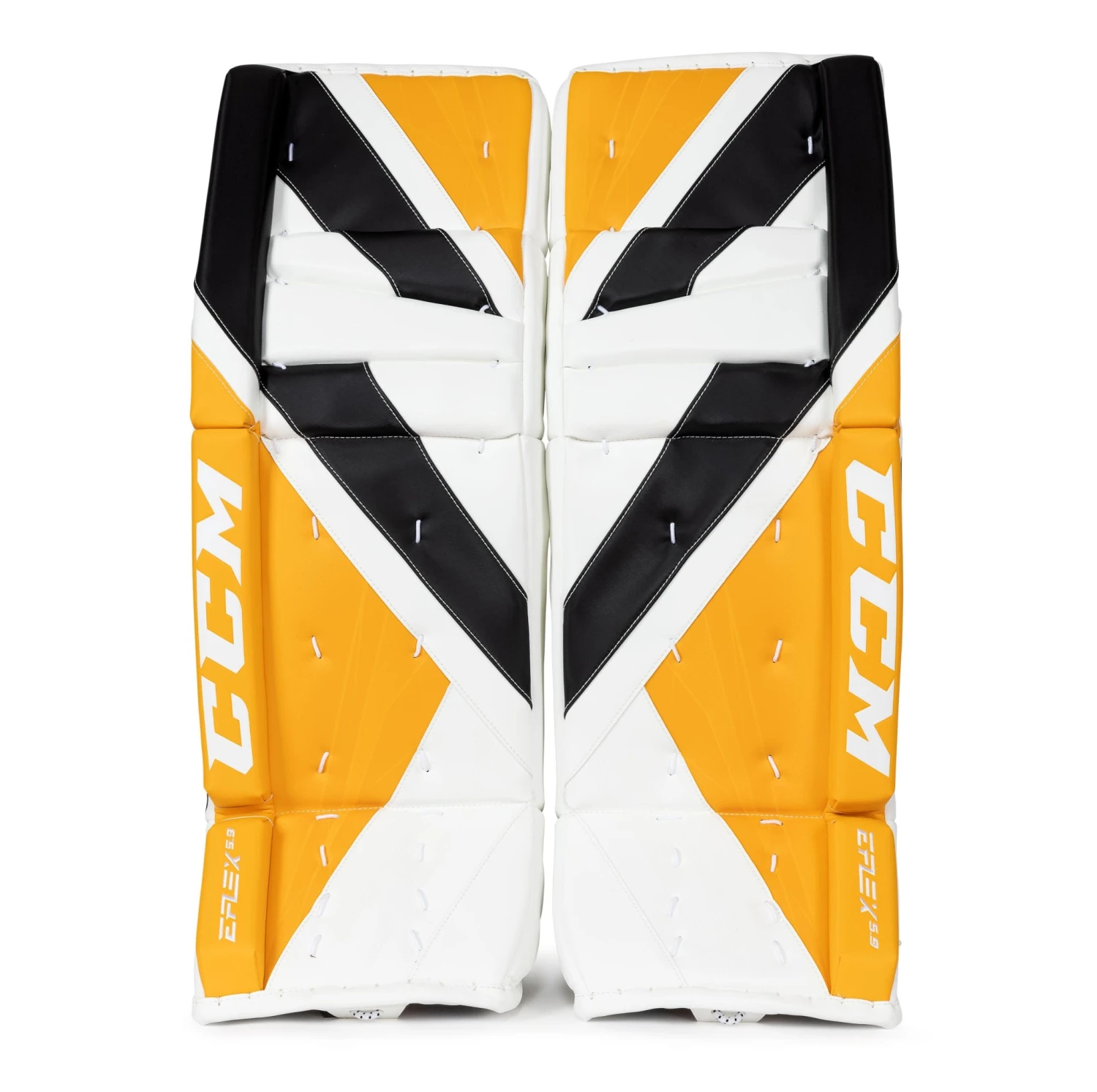 CCM Extreme Flex E5.9 Senior Goalie Leg Pads 1 CCM Extreme Flex E5.9 Senior Goalie Leg Pads