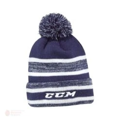 CCM Fleece Pom Knit Youth Toque -Hockey Discount Store ccm toques ccm fleece pom knit youth toque navy yth 28744391229506
