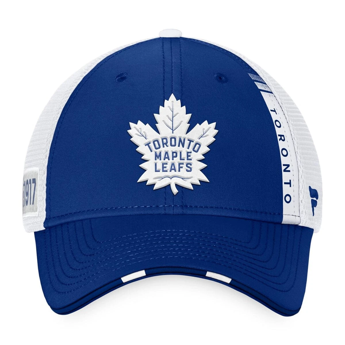 Toronto Maple Leafs Fanatics Authentic Pro Draft Structured Trucker Hat 2 Toronto Maple Leafs Fanatics Authentic Pro Draft Structured Trucker Hat - Image 2