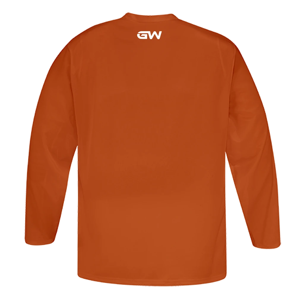 GameWear GW5500 ProLite Series Junior Hockey Practice Jersey - Orange 2 GameWear GW5500 ProLite Series Junior Hockey Practice Jersey - Orange - Image 2