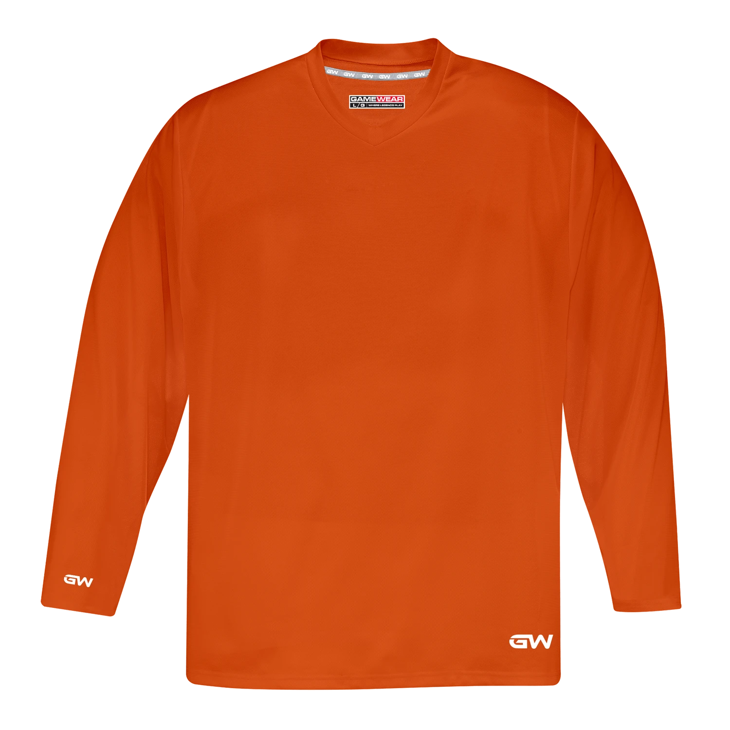 GameWear GW5500 ProLite Series Junior Hockey Practice Jersey - Orange 1 GameWear GW5500 ProLite Series Junior Hockey Practice Jersey - Orange