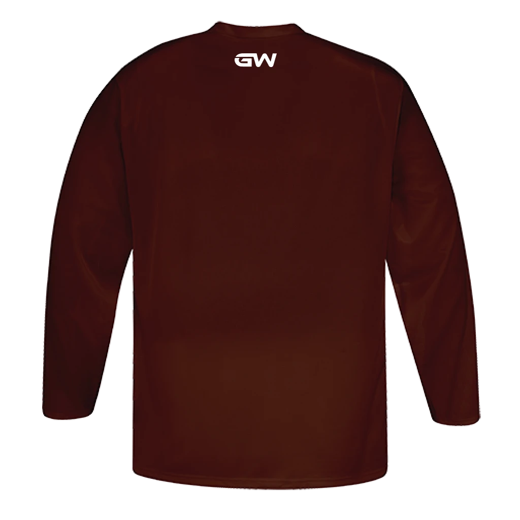 GameWear GW5500 ProLite Series Senior Hockey Practice Jersey - Maroon 2 GameWear GW5500 ProLite Series Senior Hockey Practice Jersey - Maroon - Image 2