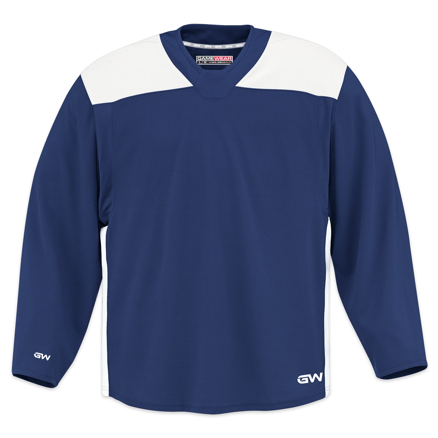 GameWear GW6500 ProLite Series Junior Hockey Practice Jersey - Navy / White 1 GameWear GW6500 ProLite Series Junior Hockey Practice Jersey - Navy / White