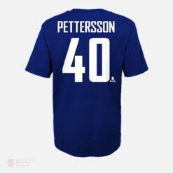 Vancouver Canucks Outer Stuff Name & Number Youth Shirt - Elias Pettersson 5 Vancouver Canucks Outer Stuff Name & Number Youth Shirt - Elias Pettersson -Hockey Discount Store outer stuff shirts vancouver canucks outer stuff name number youth shirt elias pettersson 30362225410114