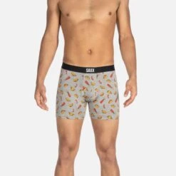Saxx Ultra Boxers - Grey Hot Taco 5 Saxx Ultra Boxers - Grey Hot Taco -Hockey Discount Store saxx underwear saxx ultra boxers grey hot taco 14123843780674