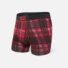 Saxx Ultra Boxers - Red Tartan
