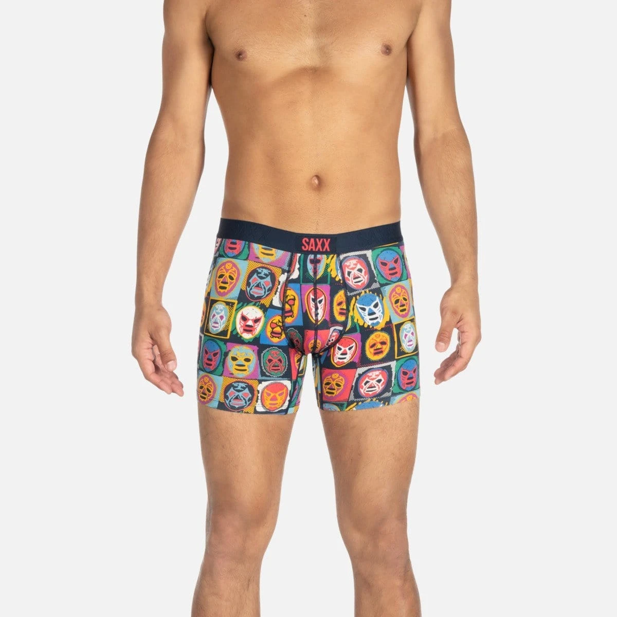 Saxx Vibe Boxers - Navy Lucha Libre 3 Saxx Vibe Boxers - Navy Lucha Libre - Image 3