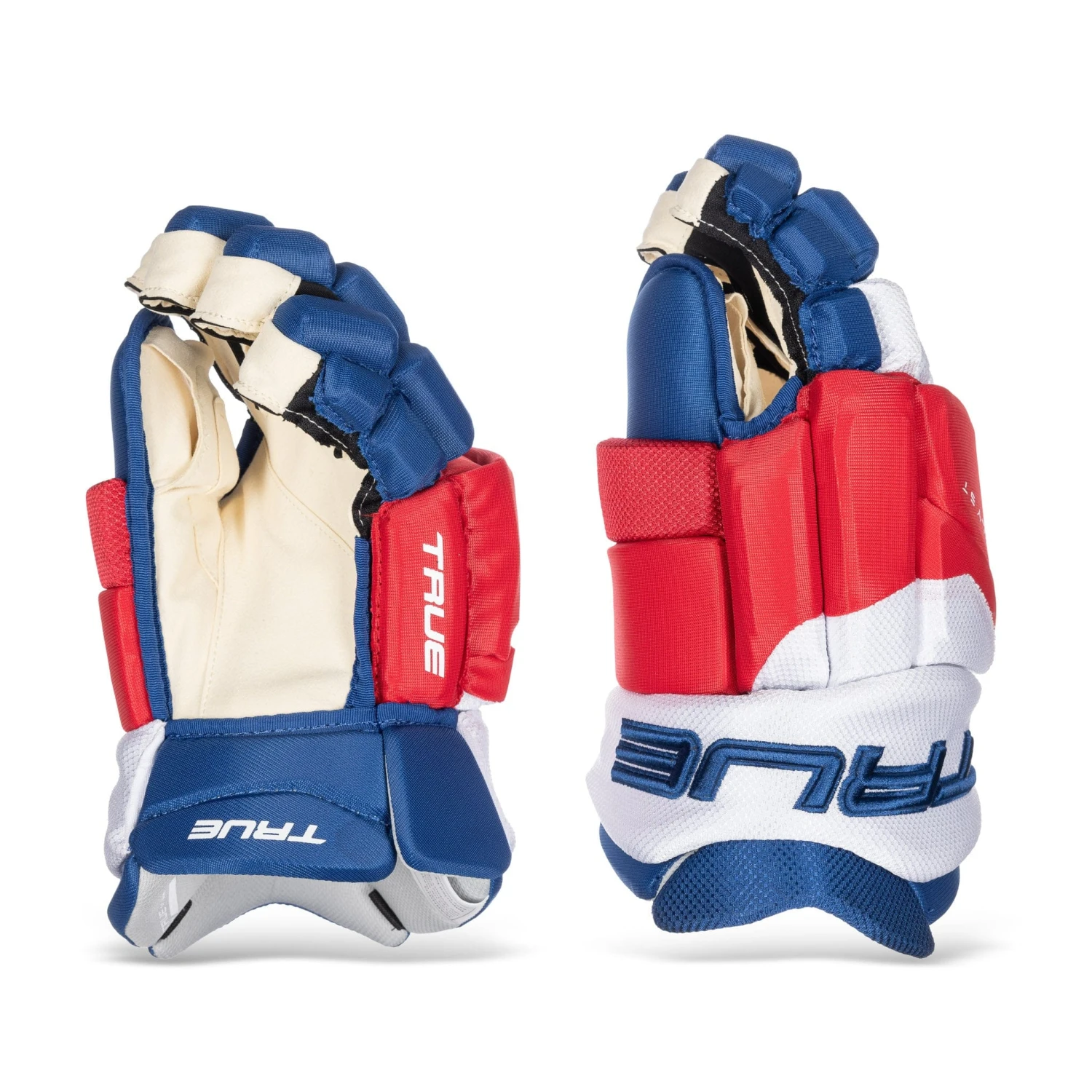 TRUE Catalyst Pro Stock Senior Hockey Glove - New York Rangers 1 TRUE Catalyst Pro Stock Senior Hockey Glove - New York Rangers