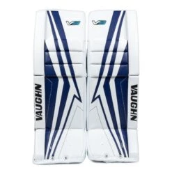Vaughn Velocity V9 Intermediate Goalie Leg Pads 35 Vaughn Velocity V9 Intermediate Goalie Leg Pads -Hockey Discount Store vaughn leg pads vaughn velocity v9 intermediate goalie leg pads white blue 30 2 28744337981506