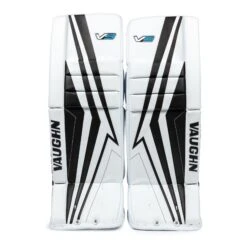 Vaughn Velocity V9 Junior Goalie Leg Pads -Hockey Discount Store vaughn leg pads vaughn velocity v9 junior goalie leg pads white black 24 2 28744338243650