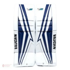 Vaughn Velocity V9 Junior Goalie Leg Pads -Hockey Discount Store vaughn leg pads vaughn velocity v9 junior goalie leg pads white blue 24 2 28744338276418