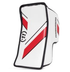 Warrior Ritual G4 Youth Goalie Blocker -Hockey Discount Store warrior blockers warrior ritual g4 youth goalie blocker white black red regular 28741242978370