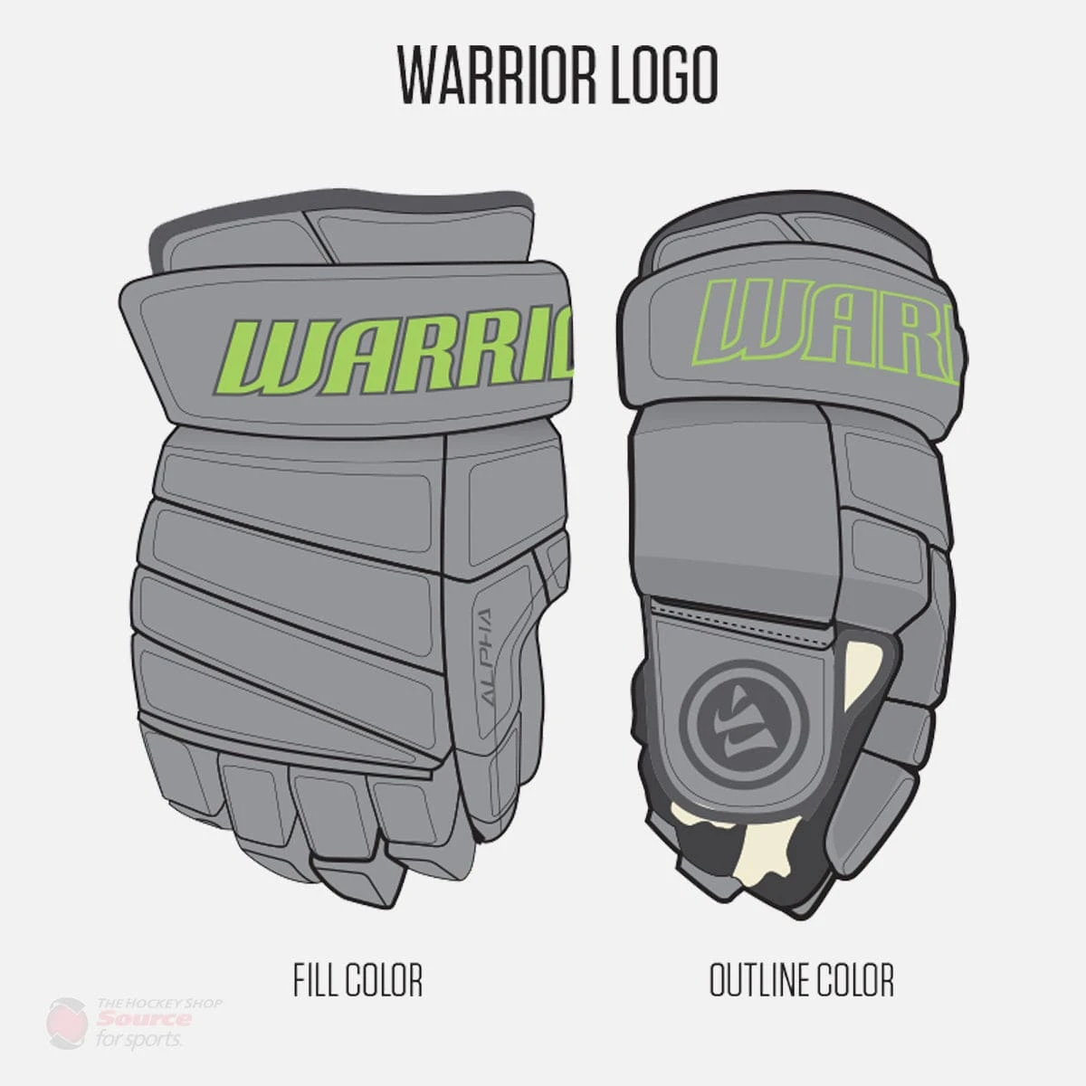 Warrior Alpha Pro Plus Custom Hockey Gloves 6 Warrior Alpha Pro Plus Custom Hockey Gloves - Image 6