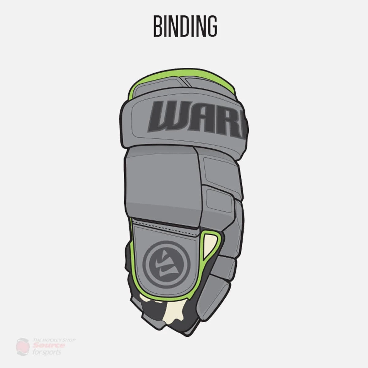 Warrior Alpha Pro Plus Custom Hockey Gloves 7 Warrior Alpha Pro Plus Custom Hockey Gloves - Image 7