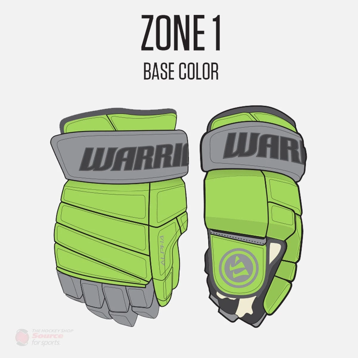 Warrior Alpha Pro Plus Custom Hockey Gloves 2 Warrior Alpha Pro Plus Custom Hockey Gloves - Image 2