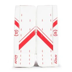 Warrior Ritual G4 Youth Goalie Leg Pads -Hockey Discount Store warrior leg pads warrior ritual g4 youth goalie leg pads white red 19 5 28744343158850