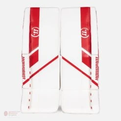Warrior Ritual G5 Junior Goalie Leg Pads -Hockey Discount Store warrior leg pads warrior ritual g5 junior goalie leg pads white red 24 1 14836018774082